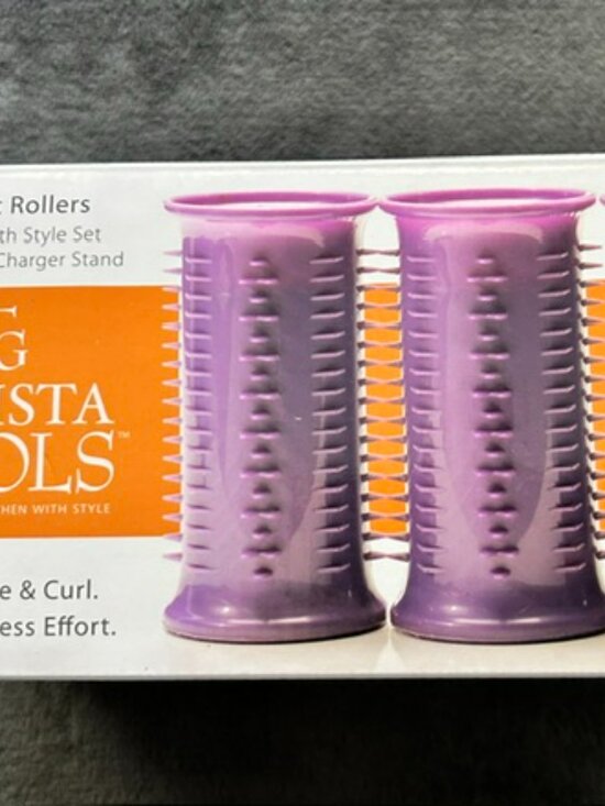 Calista Tools Ion Hot Heating Rollers Short Style Set, Purple main image 5